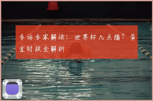 专访专家解读:世界杯几点播?黄金时段全解析